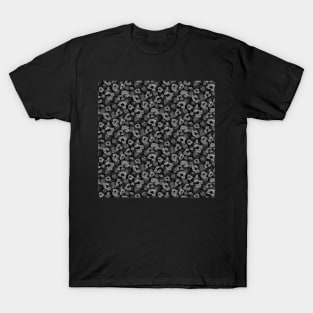 Black Dotted Animal Print T-Shirt